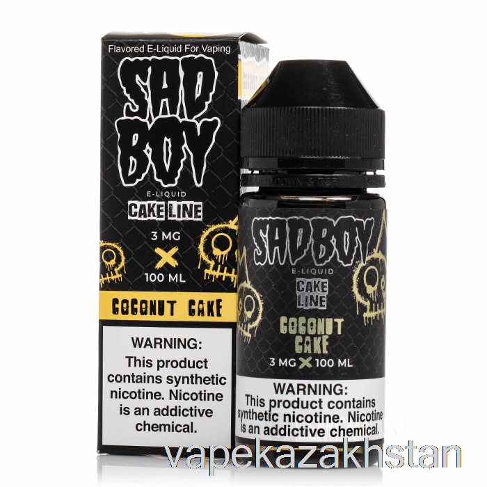 Vape Disposable Coconut Cake - Sadboy - 100mL 3mg